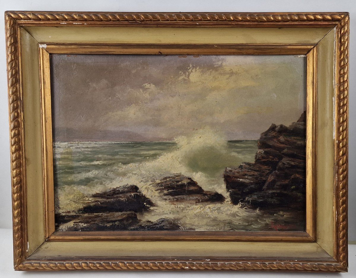 Stormy Sea Luigi Ricci 1924